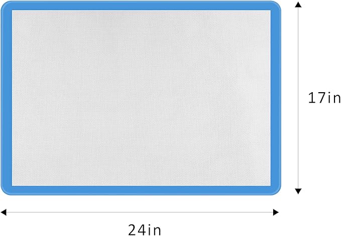 Applique Fusing Mat(17" x 24"), Silicone Mat for Applique and Arts Crafts Creation, Quilter Silicone Appli-Fuse Mat, Including Non-Stick Pressing Sheet for Heat Press and Silicone Iron Rest Pad