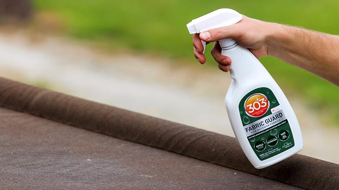 303 Fabric Guard Water Repellent for Outdoor Fabrics, 16 oz | Restores water and stain resistance on outdoor fabric, canvas, cushions, and upholstery.