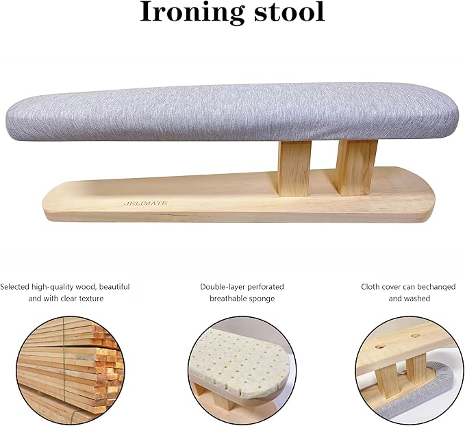 Padded Pants & Sleeve Ironing Boards with Ultra Thick Padding, Double Side Ironing Board, Gray