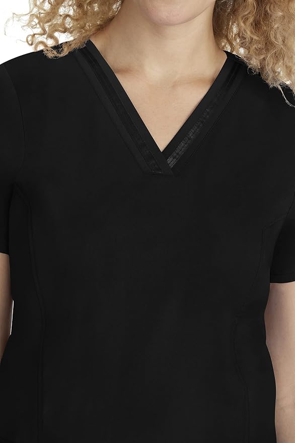 Healing Hands Purple Label Scrub Top for Women with 3 Pockets | Princess Paneling, Secure Zip Pocket, Flattering Modern Fit, Organized Storage, Professional Workwear, Easy Care Fabric