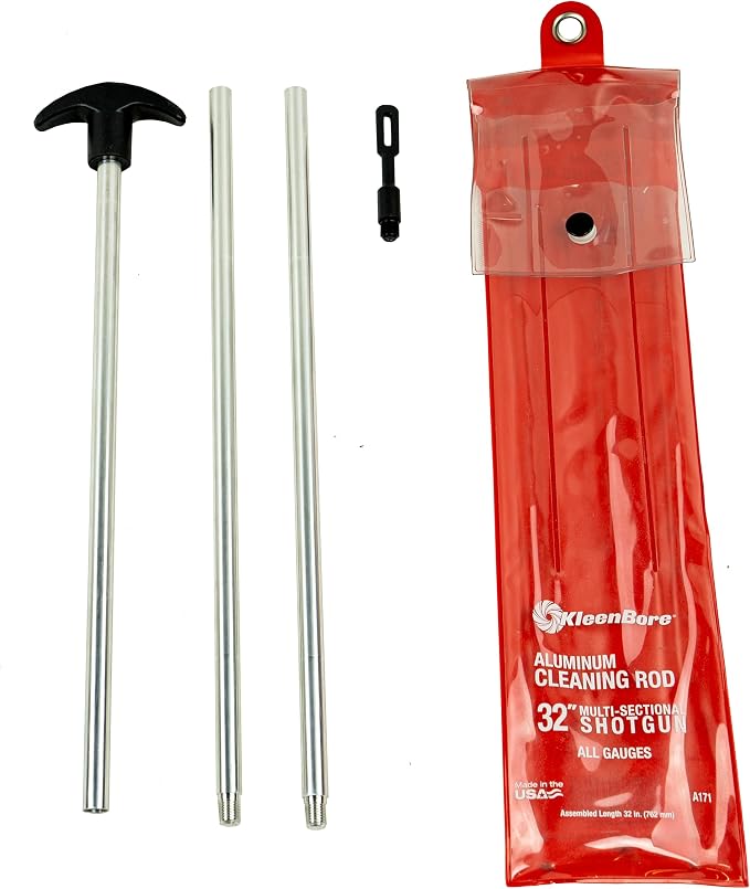 KleenBore Cotton Bore Mops: Gun Cleaning Mop Accessories for Rifle, Handgun & Shotgun Bore Cleaning with Standard Threaded Bases for Firearm Maintenance