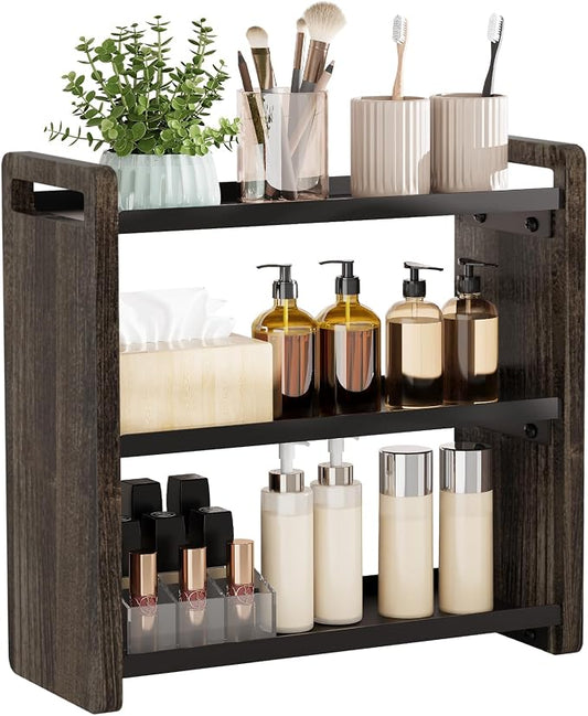 Bathroom Counter Organizer，Bathroom Sink Organizer，Vanity Organizer | Bathroom Organizers and Storage，Bathroom Countertop Organizer，Counter Shelf，Cologne Stand，Perfume Stand，Bathroom Decor