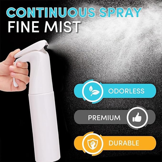 AORAKI Spray Bottle for Plants, Fine Mist Plant Sprayer Mister, Plant Mister Water Spritzer for Inside, Misting Spray Bottle for Flowers, Gardening, Cleaning, 10oz, Plastic