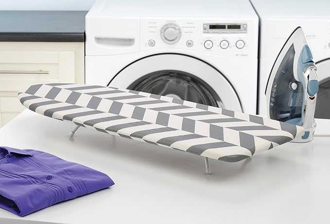 Whitmor Tabletop Ironing Board - White & Grey