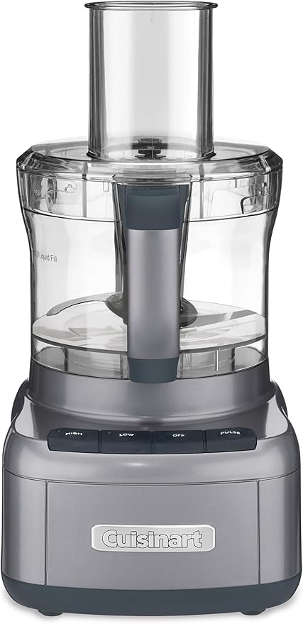 Cuisinart 8 Cup Food Processor, 350-Watt Motor, Gunmetal, FP-8GMP1
