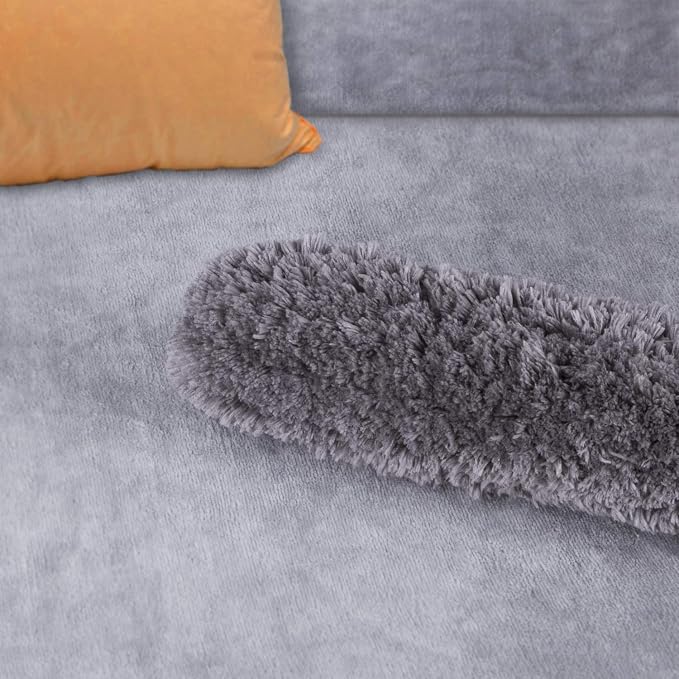 MR.SIGA Lint Free Microfiber Duster Refills, Machine Washable, 2 Pack | Replacement head of MR.SIGA microfiber duster