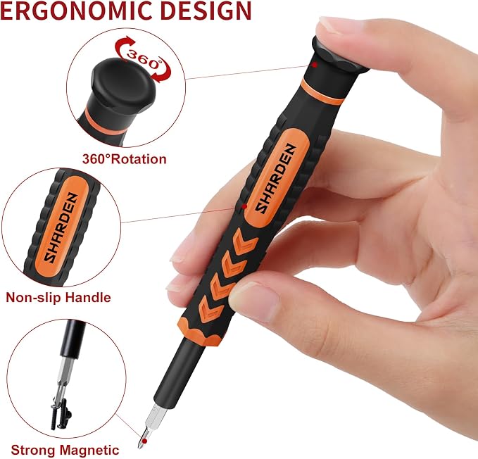 59 in 1 Small Magnetic Precision Screwdriver Set With Case | Multi-bit Screwdriver Set, Professional Electronic Tools Kit for iPhone, MacBook, Computer, Laptop, PC, RC, PS4, Xbox, Watch