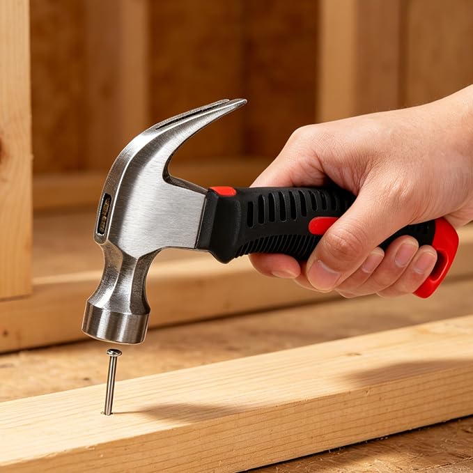 CARTMAN 150-Piece 8V Cordless Drill Hand Tool Set, Red Household Repair Kit | All-Inclusive Tool Assortment With 8V Drill, Great For Home Upkeep, DIY Crafting And Daily Household Fixes