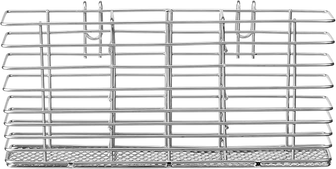 iPEGTOP Cutlery Utensil Silverware Drying Rack Chopsticks Basket Holder with Hooks, Flatware Storage for Kitchen Dish Drainer Drying Rack, Rust Proof Stainless Steel