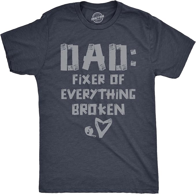Funny Garage Dad T Shirts Mechanic Tees for Handy Dads that Can Fix It | Not a Drill, Still Plays with Blocks, Dad Tools, and More, Funny T Shirts, Dad Joke Apparel for Men, Cool Mechanic Short