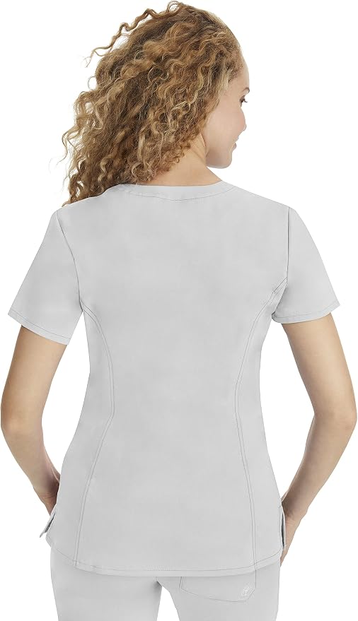 Healing Hands Purple Label Scrub Top for Women with 3 Pockets | Princess Paneling, Secure Zip Pocket, Flattering Modern Fit, Organized Storage, Professional Workwear, Easy Care Fabric