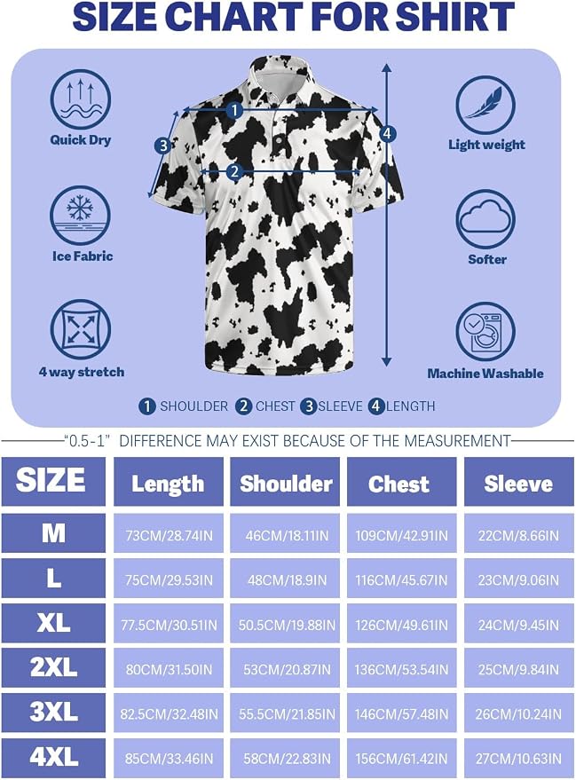 Polo Shirts for Men Moisture Wicking Mens Polo Shirts Patriotic Shirts for Men