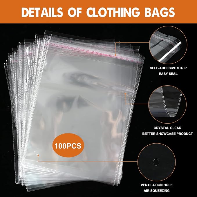 BoxLegend V3 Shirt Folding Board with 11"x14" Shirt Bags & 7 Size Stickers | All in one kit, Perfect folds every time, Professional packaging, Perfect for small businesses