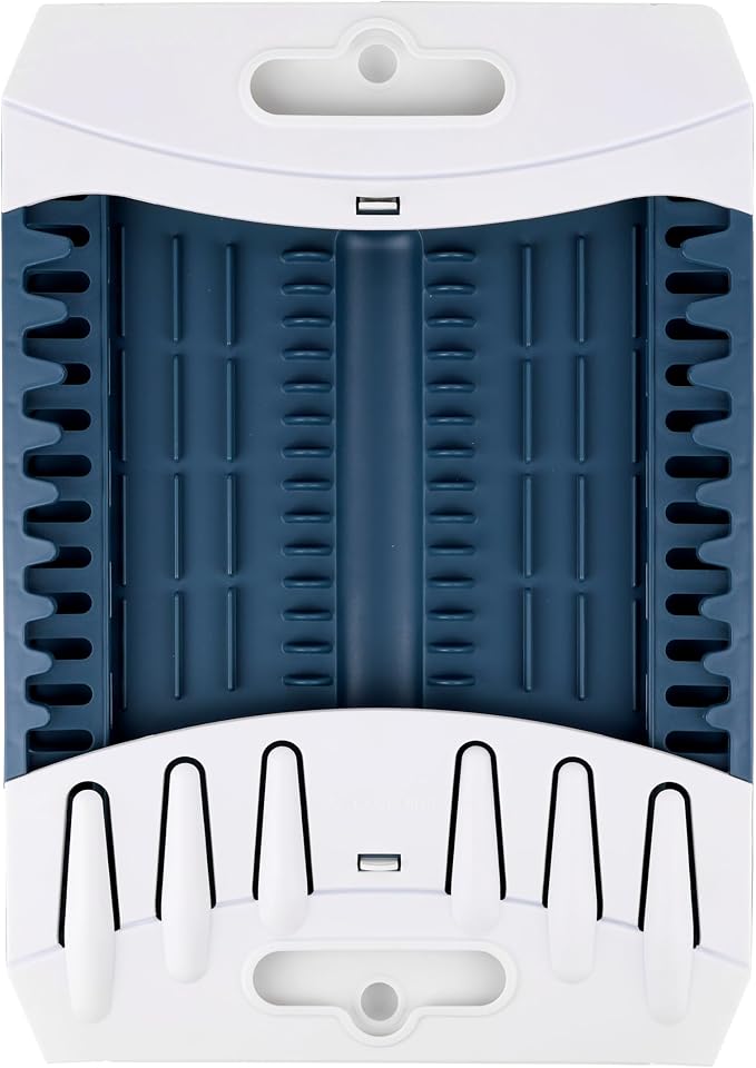 Coghlan's Snapfold™ Dish Rack – Portable Camp Kitchen Organizer, Space-Saving Foldable Dish Drying Rack with Dish and Utensil Slots, Drinkware Holder, for Camping, RVs, and Travel