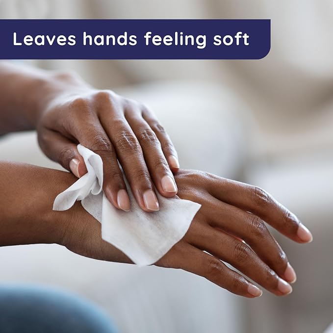 Wet Ones Hand and Face Wipes, Unscented | Wet Ones Sensitive Skin Wipes for Hands and Face, 40 ct. Canister