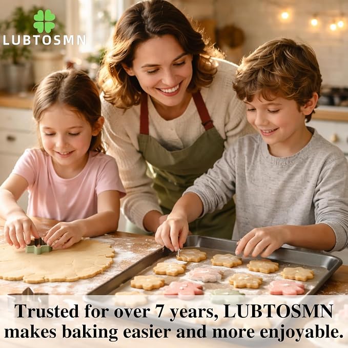 LUBTOSMN Cowboy Cowgirl Cookie Cutter Set-2 Piece-Cowboy Cowgirl Boot and Hat-Diswasher Safe-Cookie Cutters Shapes for Baby Shower Birthday Baking