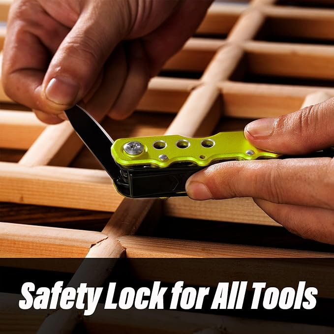 14 in 1 Multitool - Knife, Pliers, Screwdrivers, Saw, Bottle Opener - Perfect for Camping, Survival, Hiking, Repairs