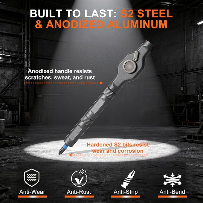 42 in 1 Magnetic Screwdriver Set, Ratcheting Screwdriver with S2 Steel Bits | Effortless T Handle, Screw Driver Tool Kit for Furniture, Tight Spaces, Electronics - Ideal Gift for Men, Women & DIYers