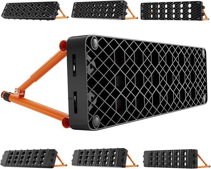 VEVOR Soccer Rebounder Board, Mult-Adjustable Angles Portable Soccer Rebound Wall, Foldable Kickback Board, Soccer Practice Equipment, Ideal for Kids & Adults Passing & Shooting Drills
