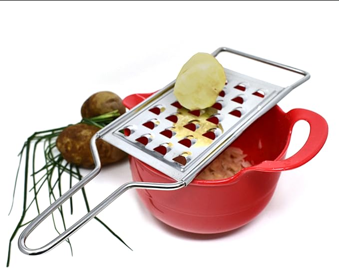 Norpro Stainless Steel Potato Grater, 1-Pack, Silver