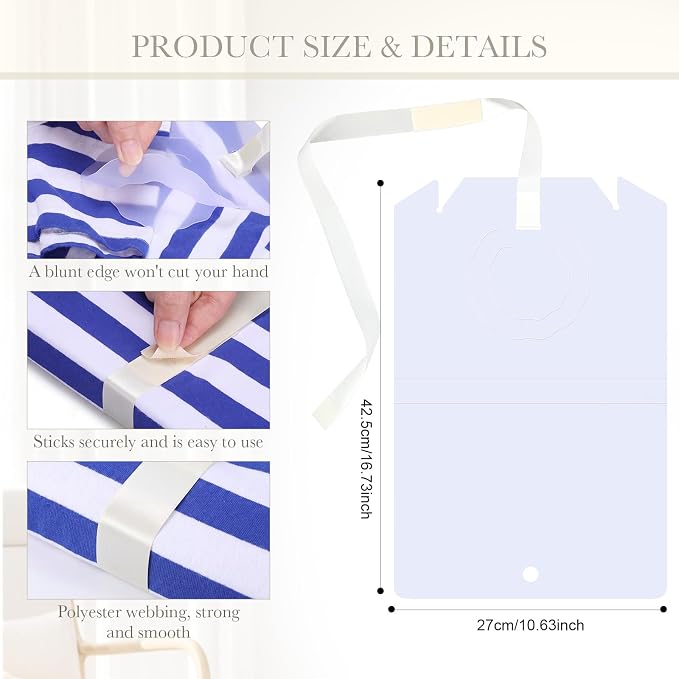 Novabright 30 Pack Large Shirt Folding Board 16.73 x 10.63'' Stackable Clothes Folder Plastic Laundry Organizer Portable T-Shirt Storage Travel Space Saving for Casual Wear Laundromats Traveler, Clear