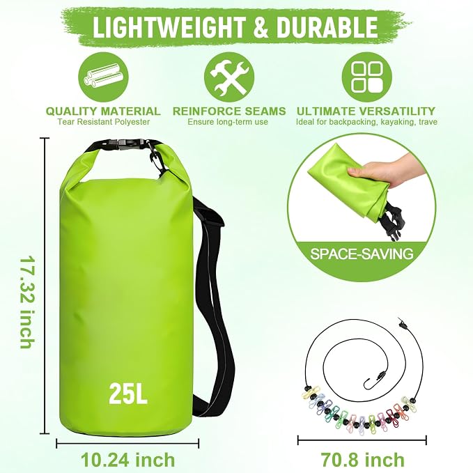 Portable Hand Wash Bag with Retractable Clothesline: manual washing machine, durable waterproof design for traveling