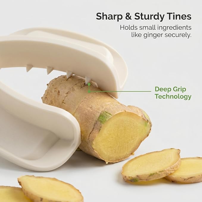 NACOLUS Grater Finger Guard for Mandoline Slicer,Vegetable Grater,Food Grabber for Box Grater,Finger Guards for Chopping, Slicing & Dicing, Sharp Knife Hand Protective Gear for Kitchen & Home (White)