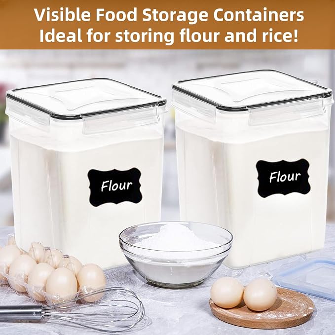 4 Pack Airtight Food Storage Containers