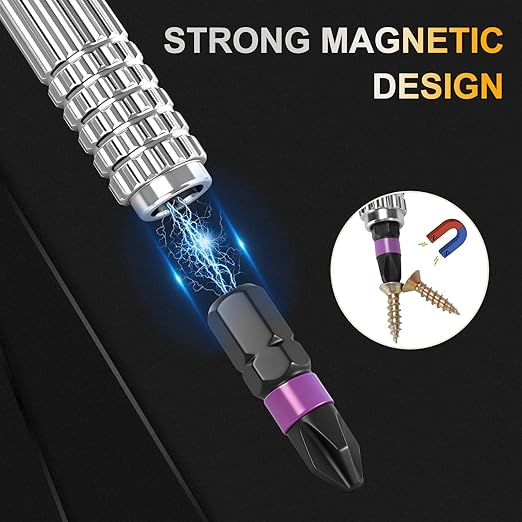 40 in 1 Magnetic Ratchet Screwdriver Set, Multi Bit Magnetic Ratcheting Screwdriver Set with Detachable Ratchet Handle, Repair Tool Kit for Computer Bicycle Furniture DIY