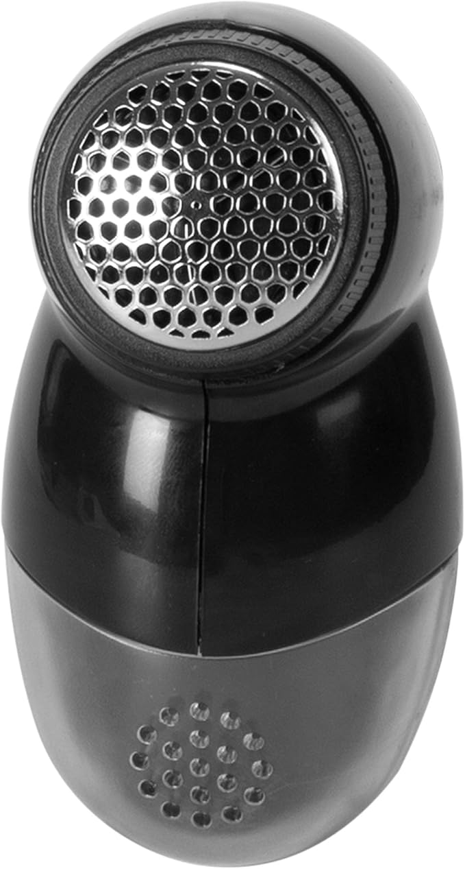 GForce Black Compact Travel Lint Shaver| Dimensions: 3.75"x 2.75" | Great for Shaving | On Fabric | Furniture | Travel Accessories | Great for Loose Thread | Lint | Fuzz Removal | Black