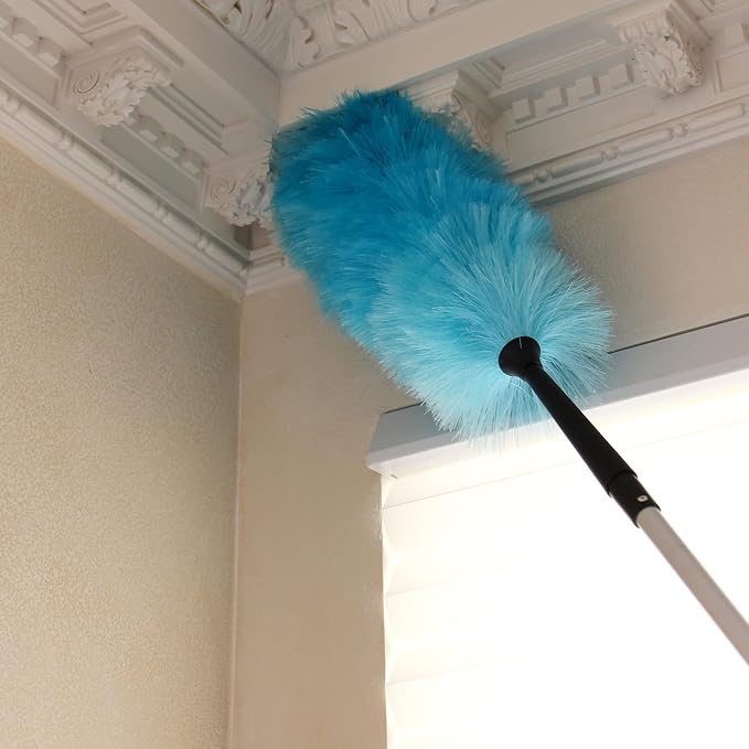 CleanAide Electrostatic Dusting Wand Replacement Head for Cobwebs, Ceiling Fans, High Surfaces & More, Lightweight & Non-Scratch for Home & Office Cleaning