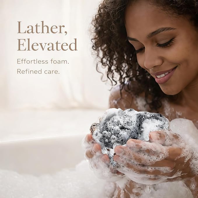 African Net Sponge Authentic Exfoliating Washcloth Body Back Scrubber 6 Pcs | 46 Inch Shower Loofah Exfoliating Bath Sponge for Women and Men Daily Use Body Care Travel Portable Accessories Spa Gifts