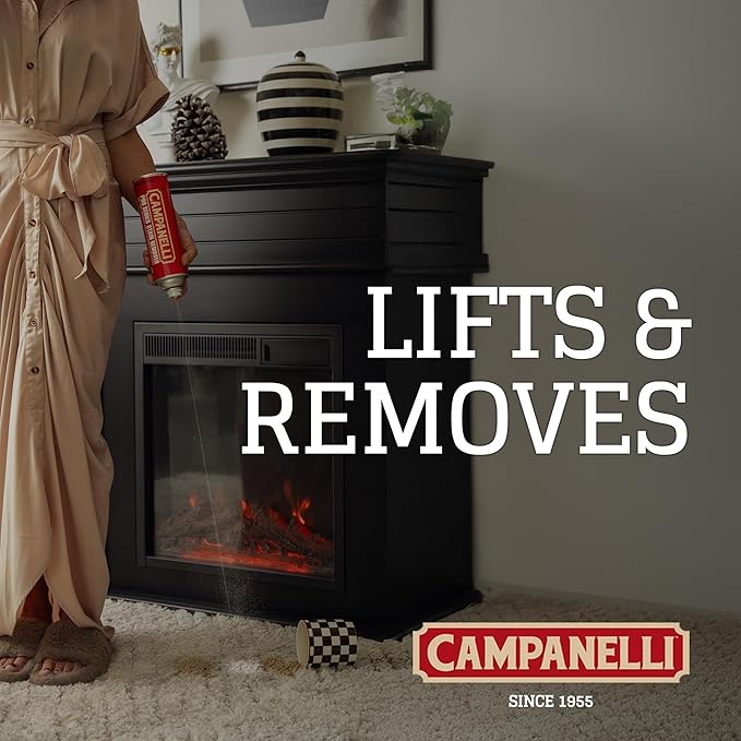 CAMPANELLI Pro Series Carpet & Upholstery Stain Remover Spray, 3 Pack, 18Oz | Cleaner for Pet Stains, Food Spills, Rugs, Coffee, Wine and Odors with Convenient Point-and-spray Formula.