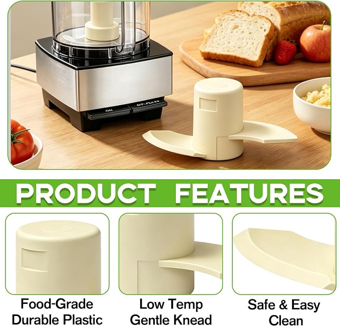 Dough Blade Replacement with DLC-869TX-1 Compatible with Cuisinart Food Processor Pro Custom 11, Fits DLC-8S, DFP-11, DLC-2011, DLC-3011, EV-11PC6 EV-11PC7 EV-11PC8