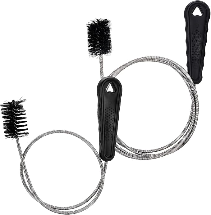 Flexible Drain Brush, 48" & 17.7" Long Pipe Cleaner for Sinks