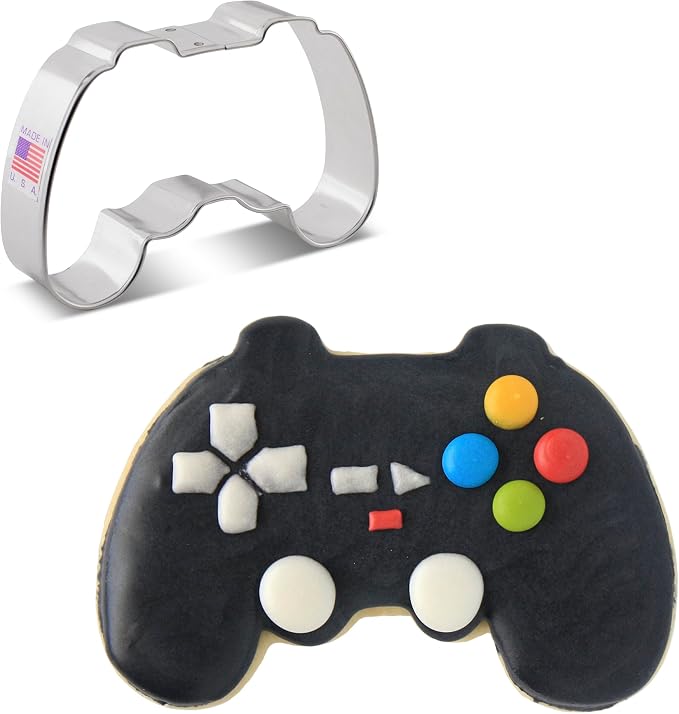 Ann Clark Video Game Controller Cookie Cutter, 4" Made in USA