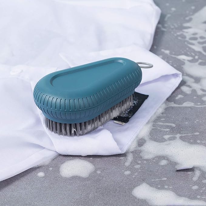 Cleaning Brush Soft Bristle Brush Laundry Scrub Brush Clothes & Shoes Brush | 2 Pack Scrubbing Brush Easy to Grip Household Cleaning Brushes Tool for Countertops Bathtubs