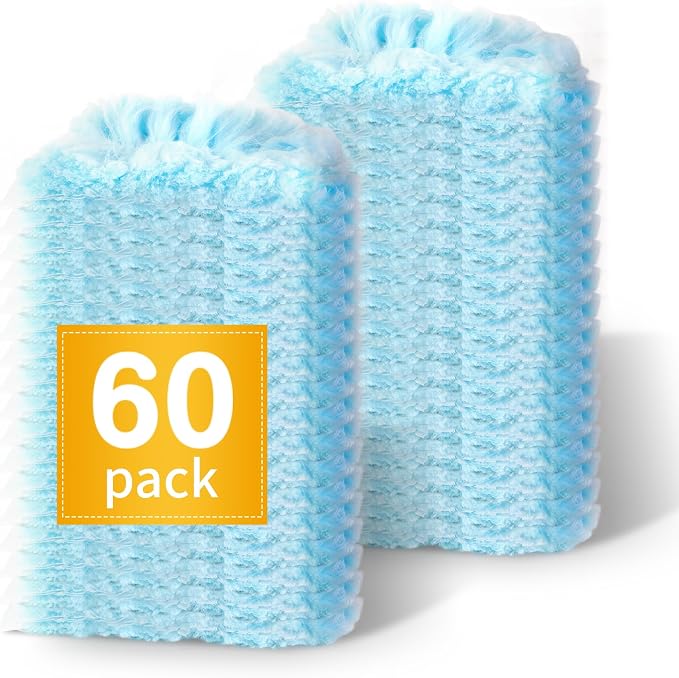 Tiumso 60 Count Duster Refills Dusters for Cleaning Compatible with Swiffer | 360° Heavy Duty Microfiber, 5X Electrostatic Dust Capture, Ideal for Furniture, Corners & Ceiling Fans, Refills Only
