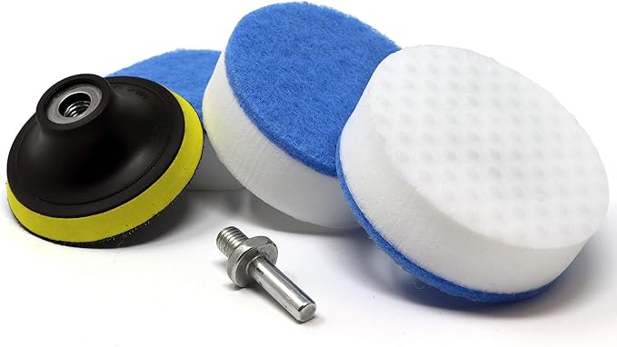 Drill Powered Cleaning Sponges - Magic Eraser with Drill Attachment | High Density Melamine Pads for Bathroom, Kitchen, Grout, Baseboards, Stain Removal | Cordless Power Scrubber Tool