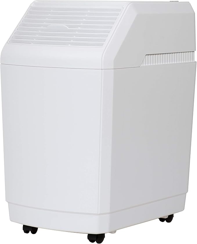 AIRCARE Space Saver Large Evaporative Whole House Commercial 6 Gallon Humidifier for Large Rooms 2,700 sq ft. With Digital Controls, Auto Humidistat and Automatic Shut Off