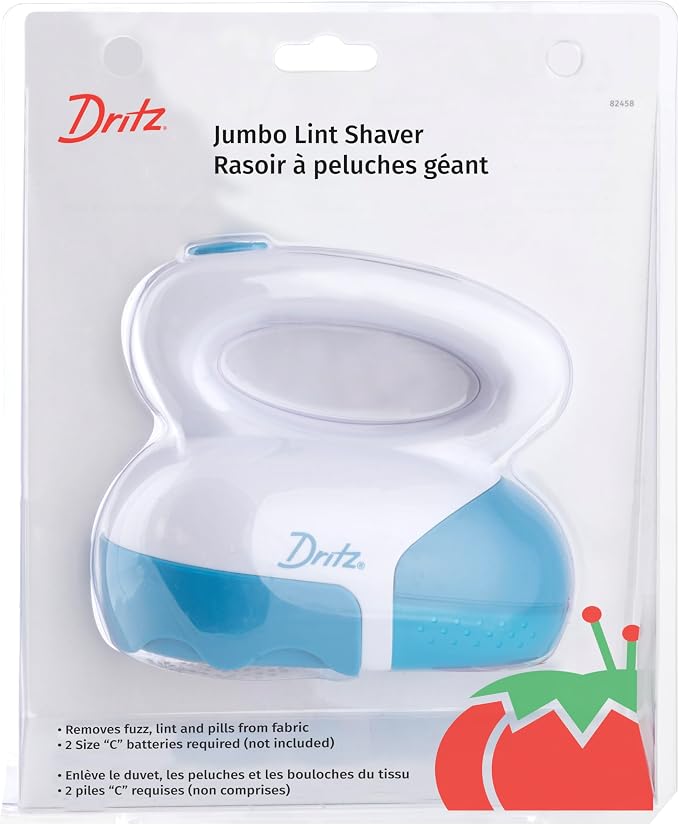 Dritz Clothing Care 82458 Jumbo Lint Shaver