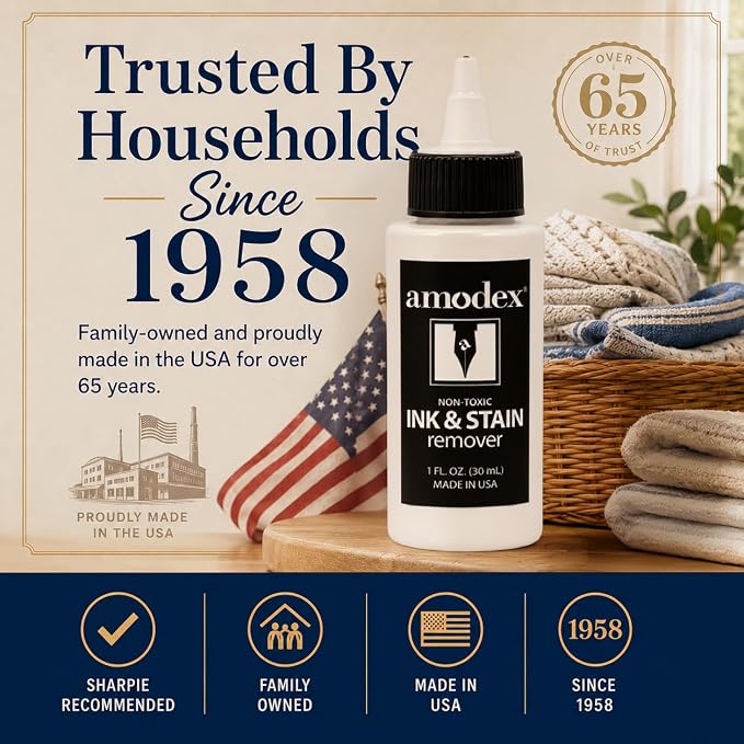 Amodex Ink & Stain Remover 1oz Bottle