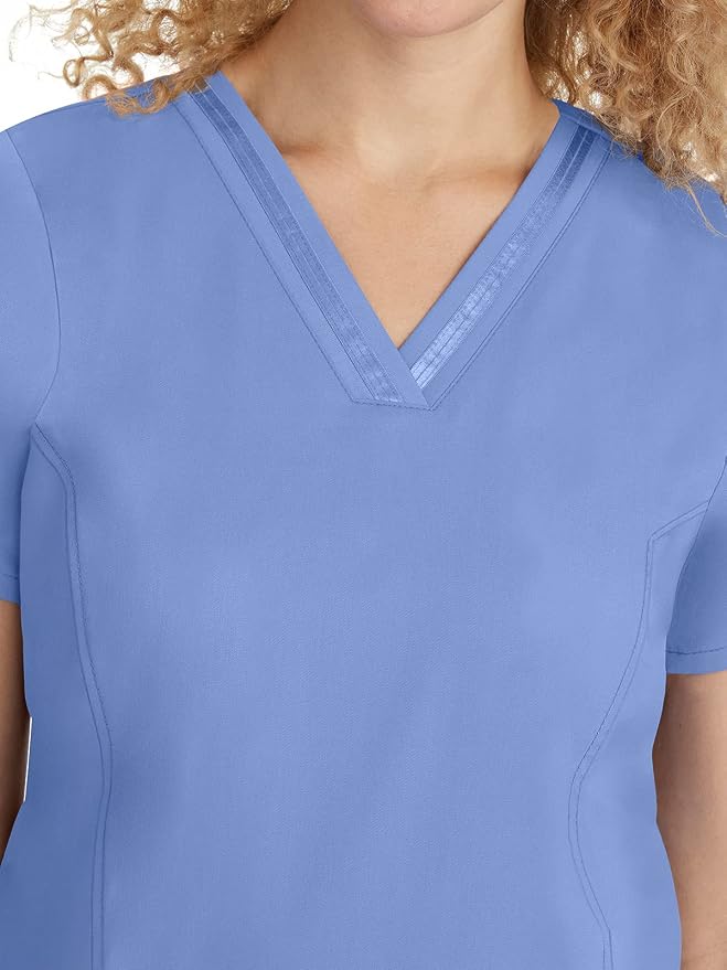 Healing Hands Purple Label Scrub Top for Women with 3 Pockets | Princess Paneling, Secure Zip Pocket, Flattering Modern Fit, Organized Storage, Professional Workwear, Easy Care Fabric