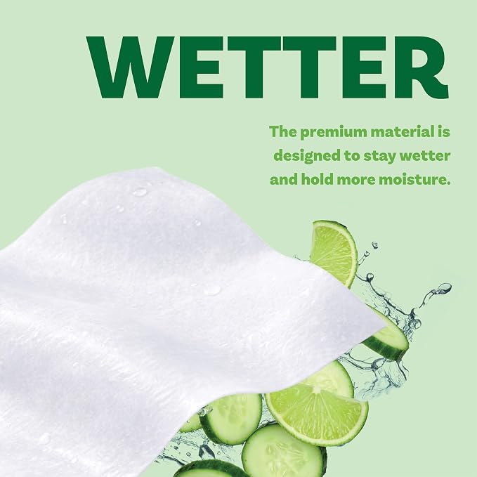 Extra Large Body Wipes for Adults Bathing No Rinse - 80 Ultra Thick Disposable Shower Wipes for Men, Women & Elderly - Great for Gym, Camping, Post Surgery - Cucumber Lime
