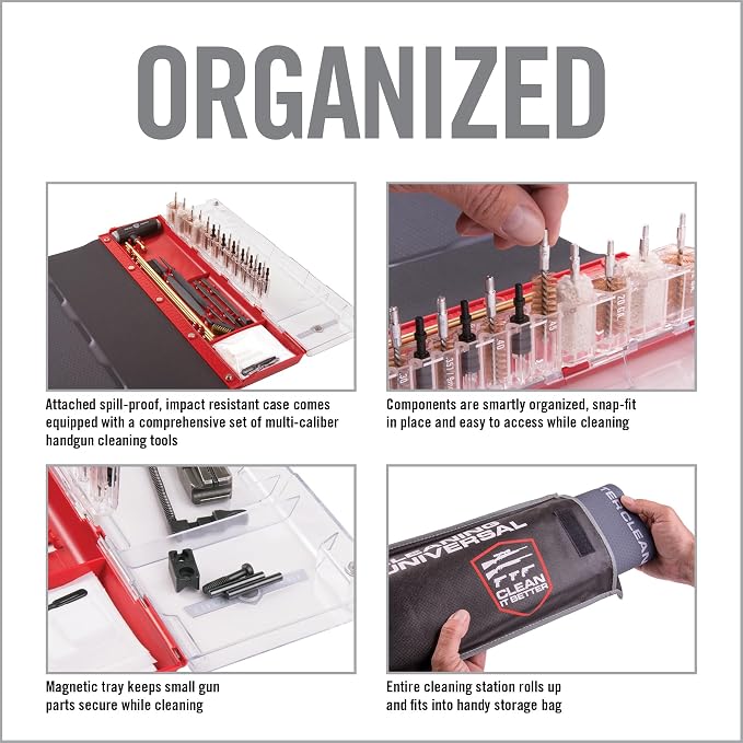 Real Avid Master Cleaning Station - Universal Gun Cleaning Kit, Choose Between Handgun or Universal Gun Cleaning Station