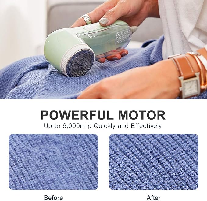 Fabric Shaver, Fuzz Balls Pills Lint Remover, AC120V Plug and Play