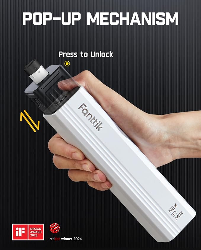 Fanttik E1 Max Precision Electric Screwdriver, Mini Screwdriver Set(White) | 50 Magnetic Bits, Magnetic Storage, 0.2N.m, 5/32‘’ Precision Repair Tool Kit for Electronics Phone Camera Laptop Watch