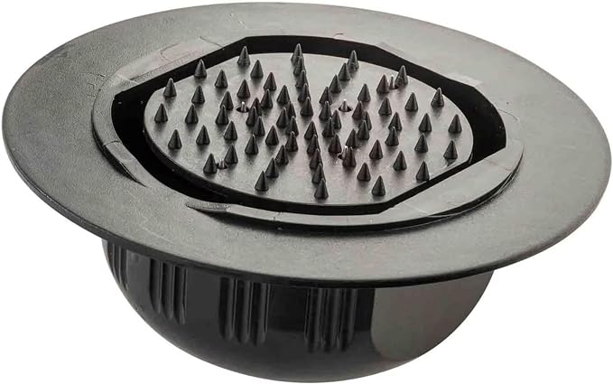 TableCraft 12629 Mandoline Slicer Set, Stainless Steel Adjustable Vegetable Slicer with 5 Interchangeable Blades, Non-Skid Folding Stand, Dishwasher Safe, Commercial Prep Tool