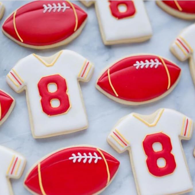 JOB JOL Football Cookie Cutters 2 PCS, with Jersey
