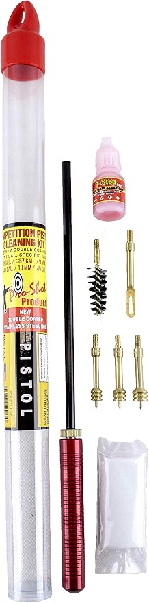 Pro-Shot Products8 Coated Pistol Kit for .357 Cal./.38 Cal./9mm - .40 Cal./10mm - .45 Cal.